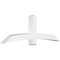 Ekena Millwork Bellingham Architectural Grade PVC Gable Bracket, 84"W x 28"H x 6"D x 6"F, 8/12 Pitch GBP084X28X0606BEL00 - alternate 1